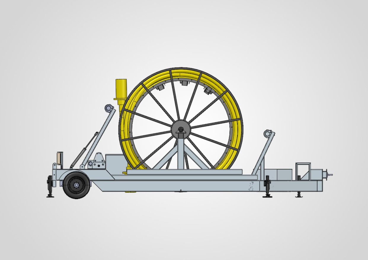 High Voltage Cable Trailer Small