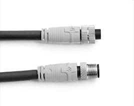 Quick-ConnexTM Trex-Onics 4 Pin M12 D-Coded Micro Ethernet Cordsets 268 x 212