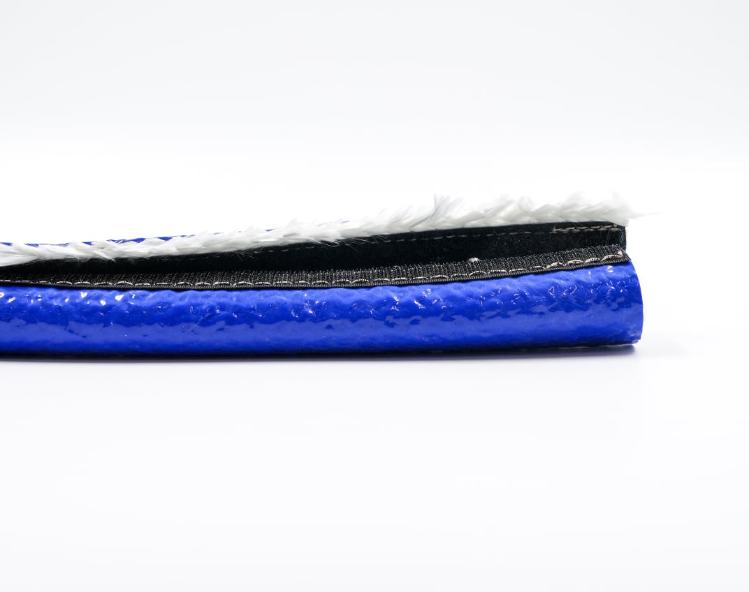 Heavy-Duty Blue Silicone Fiberglass Ultra-Sleeve High Temperature Sleeving Side 2_Web