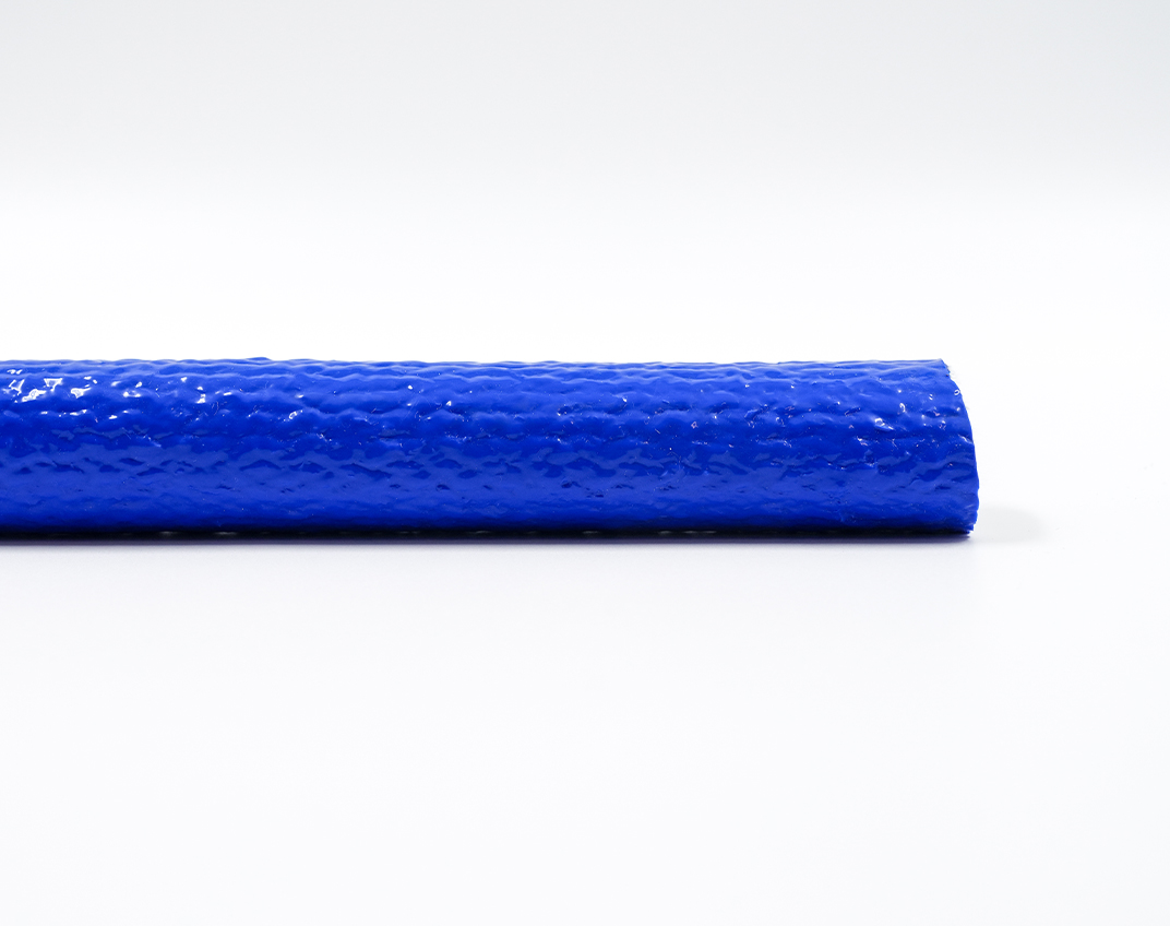 Heavy-Duty Blue Silicone Fiberglass Ultra-Sleeve High Temperature Sleeving Side_Web