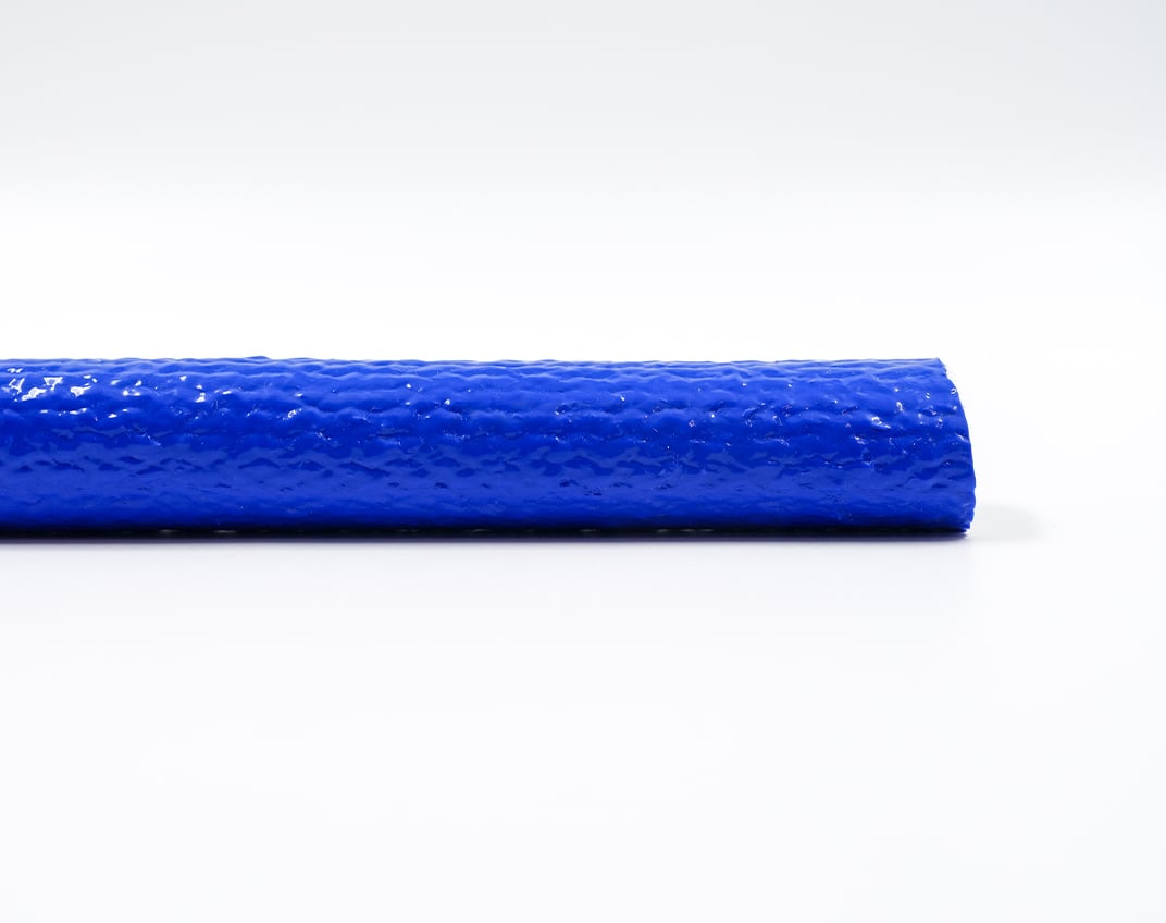 Heavy-Duty Blue Silicone Fiberglass Ultra-Sleeve High Temperature Sleeving Side_Web