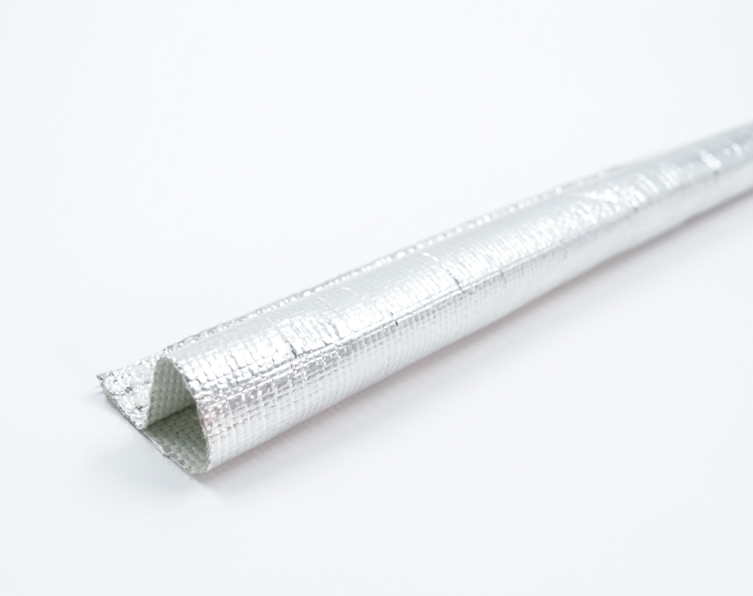 Reflective Fiberglass Ultra-Sleeve High Temperature Sleeving 3QV_Web