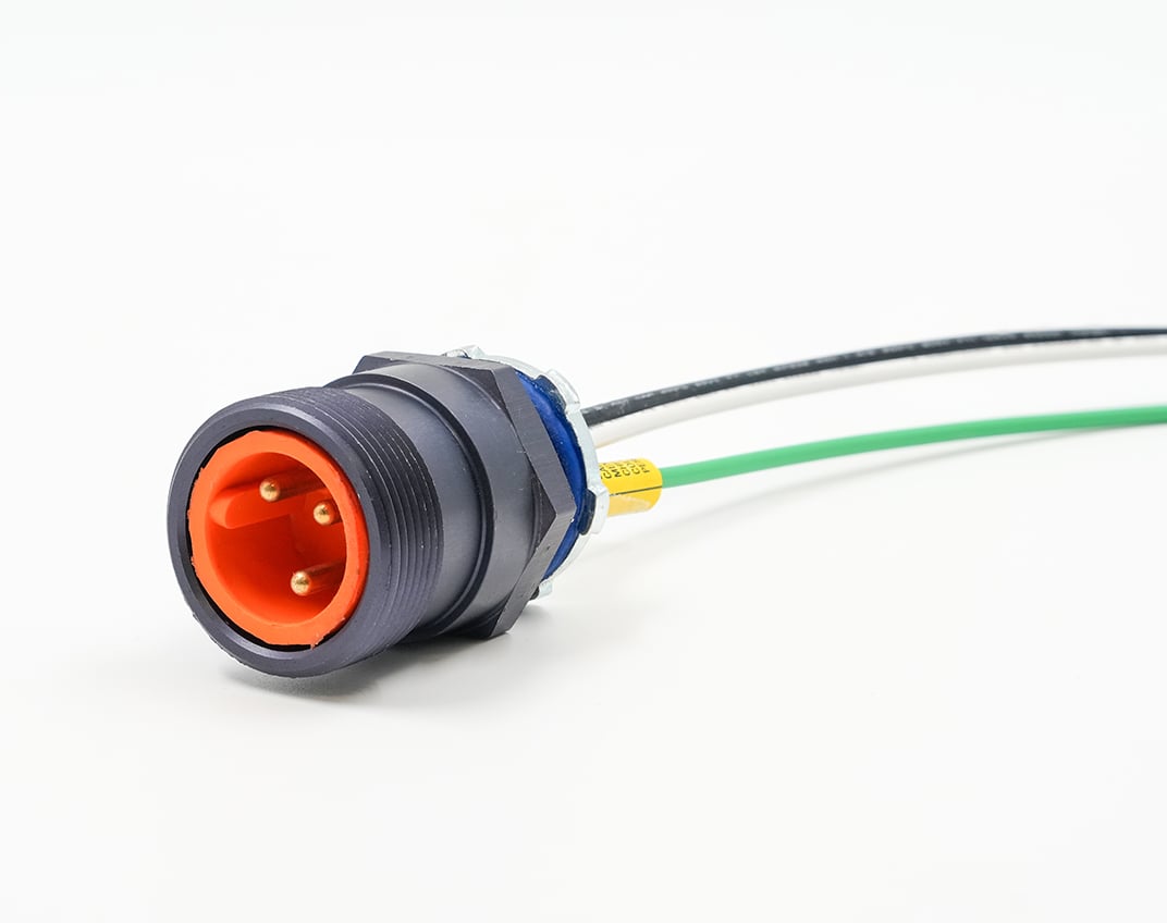 Quick-Connex® 12 AWG Mini High Temperature Cordsets Male Receptacle_Webb
