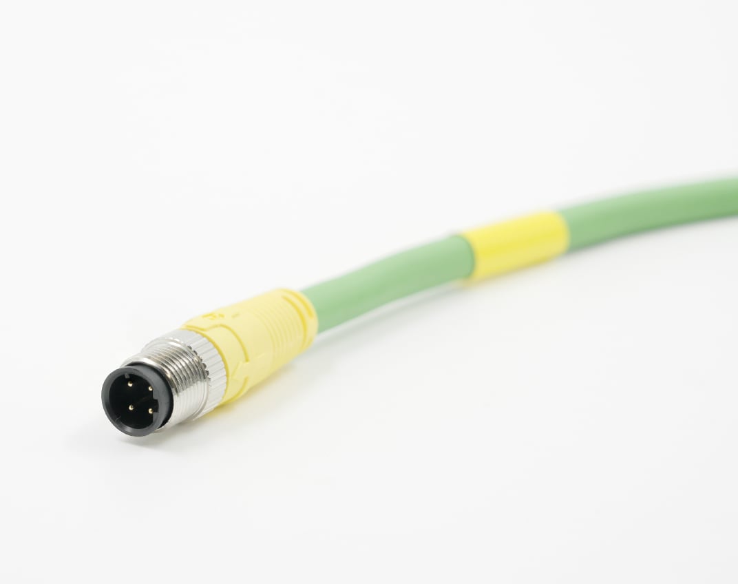 Quick-Connex® Trex-Onics 4 Pin M12 D-Coded Micro Ethernet Cordsets Male_Web