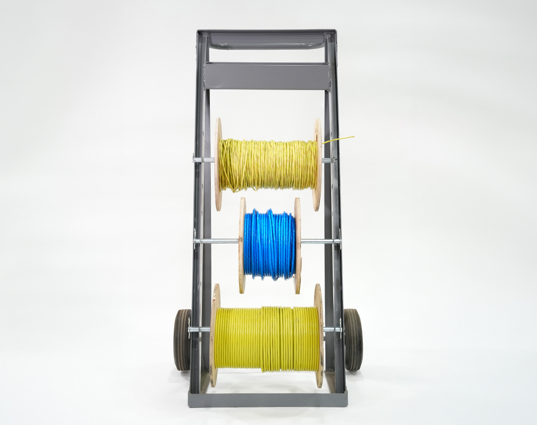 Mobile Wire Spool Cart Front_Web