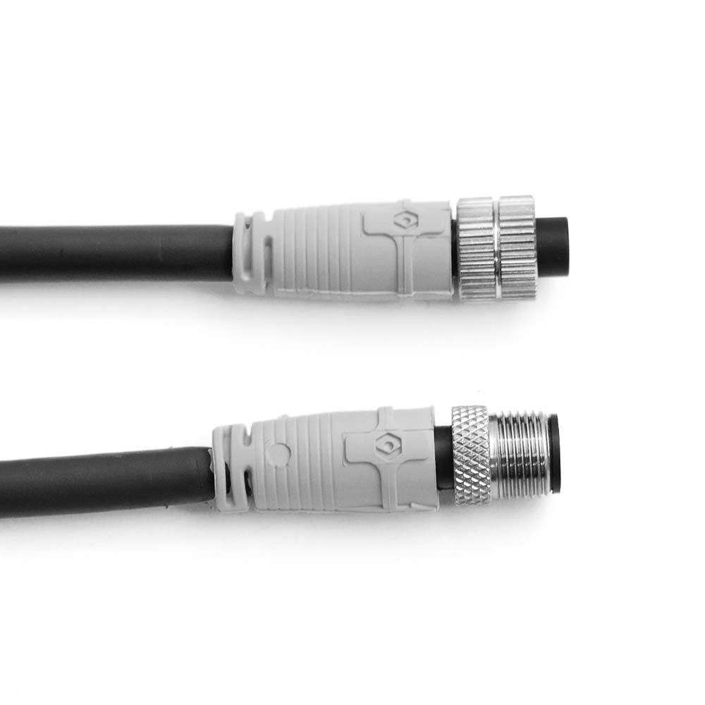 4 Pin Male - Female 2 Pair Shielded Cable_BW-1