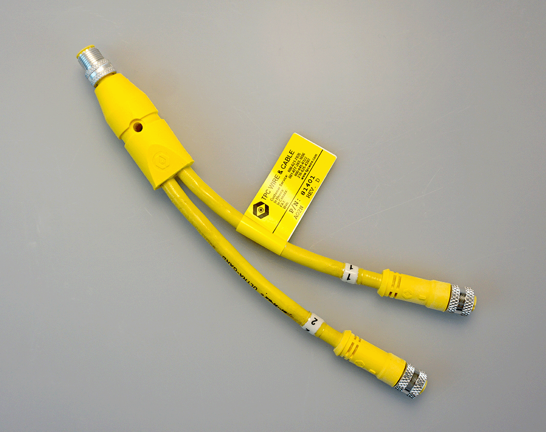 Quick-Connex™ Y-Splitter DC Micro Cordset M12