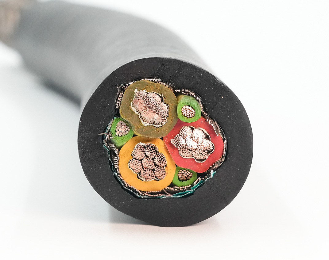 14/3 Shielded VFD Power Cable With 3#18 Ground - Per Foot - TC-ER PVC Jacket 1000V