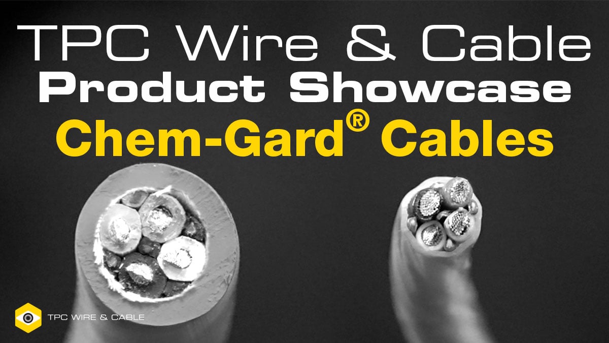 Chem-Gard® 200 °C CAT6 Industrial Ethernet Horizontal Cable