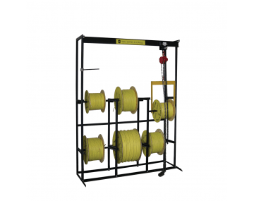 Large Cord & Cable Reel Rack with Hoist